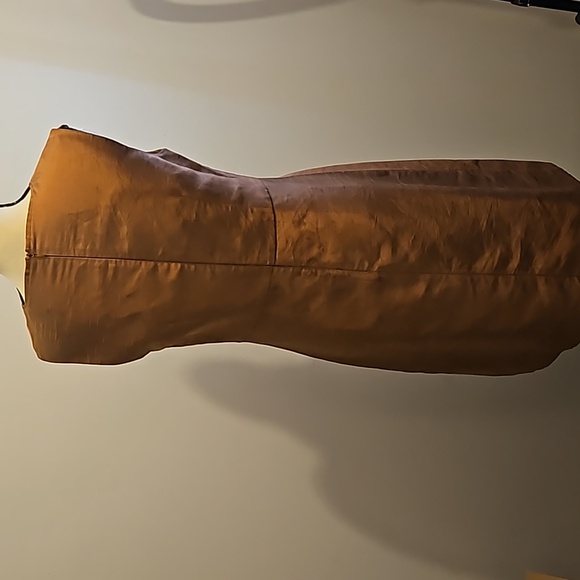 Women's 2pc Bronze Dress & Blazer Lined Matching Suit Set #W-724 - Picture 7 of 16